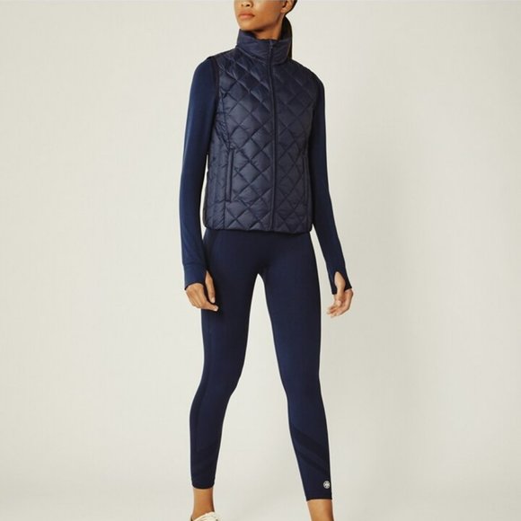Tory Burch Jackets & Blazers - Tory Burch Sport Quilted Lightweight Packable Down Vest